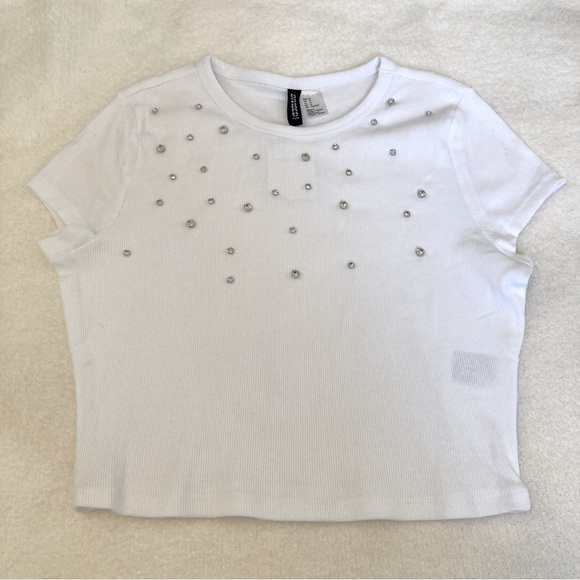 H&M Embellished Crop Top - Picture 3 of 5